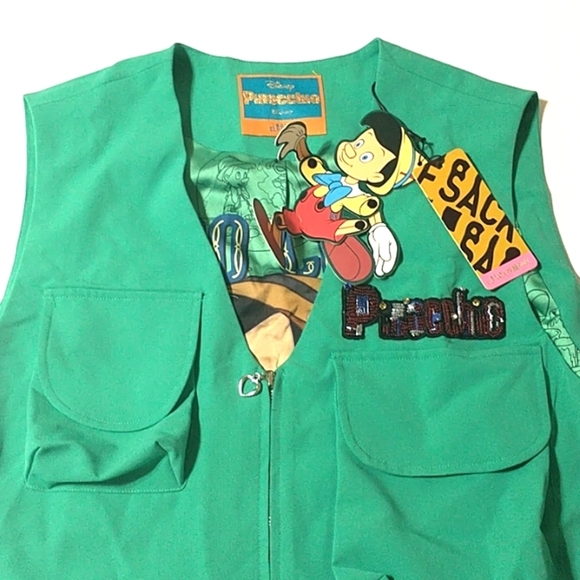 Disney Pinocchio vest size Medium NWT - Picture 2 of 13